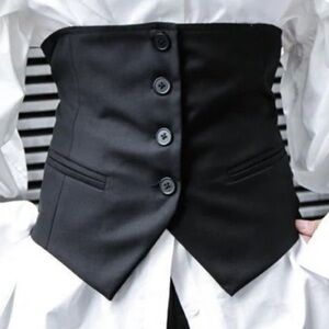 Button Waist Vest